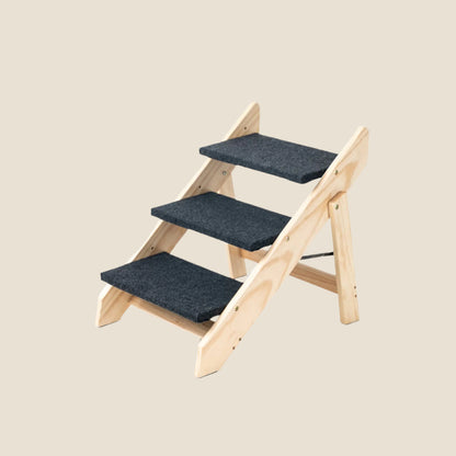 Foldable Wood Pet Steps
