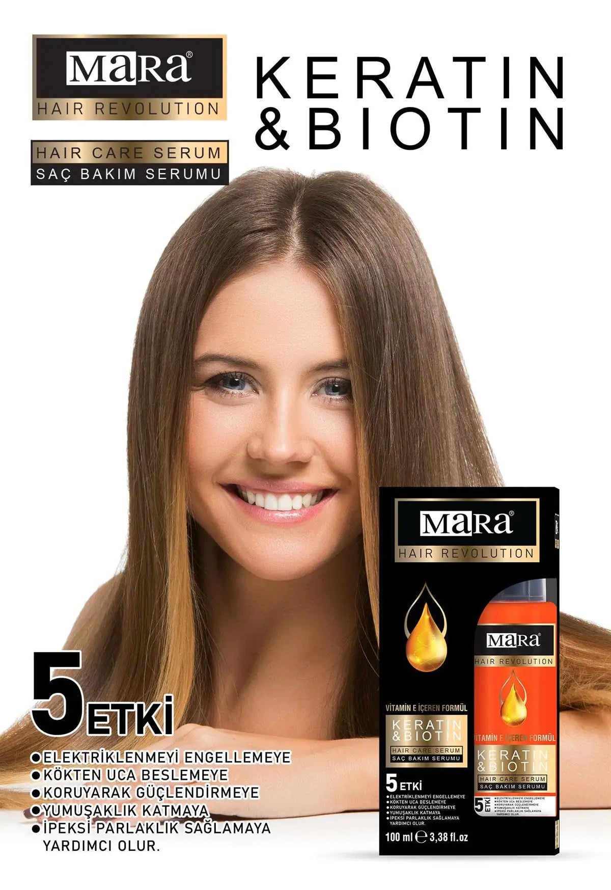 Keratin Boost Biotin Hair Serum 100ml