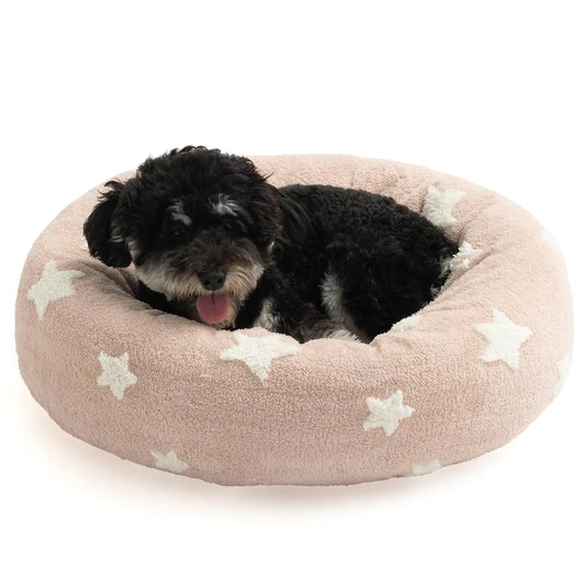 Mora Pets Starry Donut Calming Pet Bed 23"