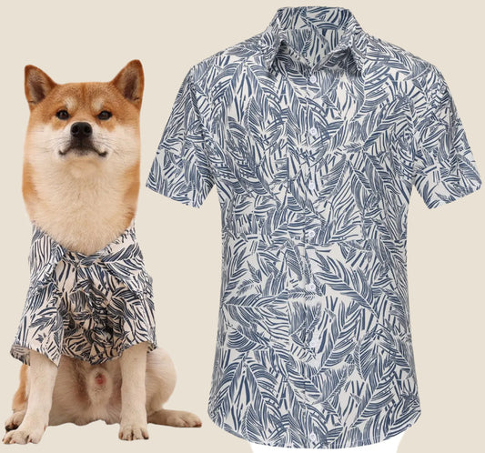 Pawsome Hawaiian Duo Shirts