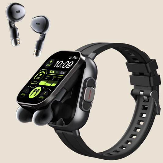 Denash 2-in-1 HD Smartwatch & Earbuds