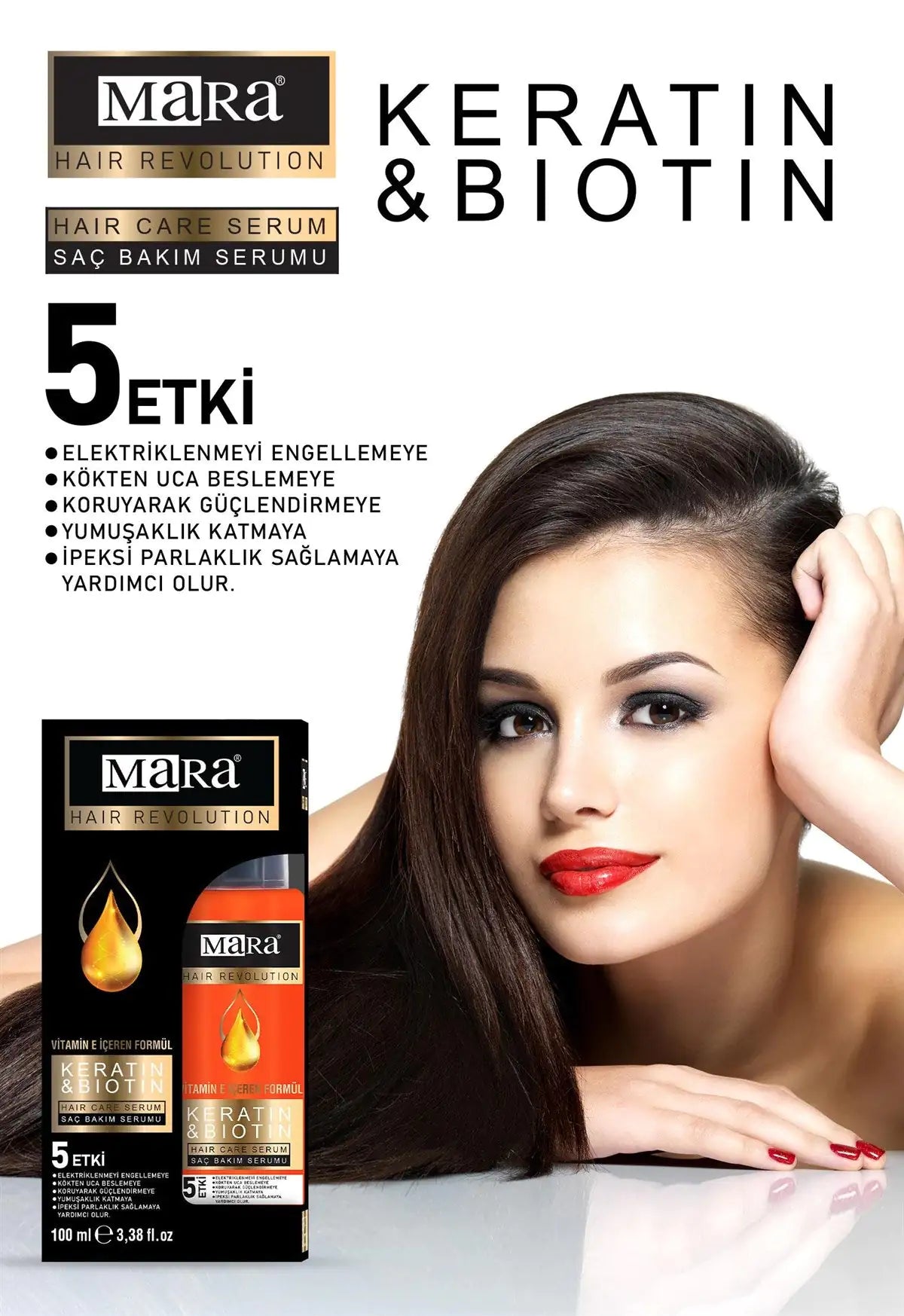 Keratin Boost Biotin Hair Serum 100ml