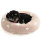 Mora Pets Starry Donut Calming Pet Bed 23"
