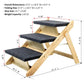 Foldable Wood Pet Steps