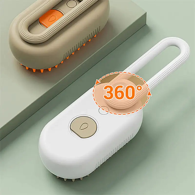 3-in-1 Pet Grooming Steam Brush