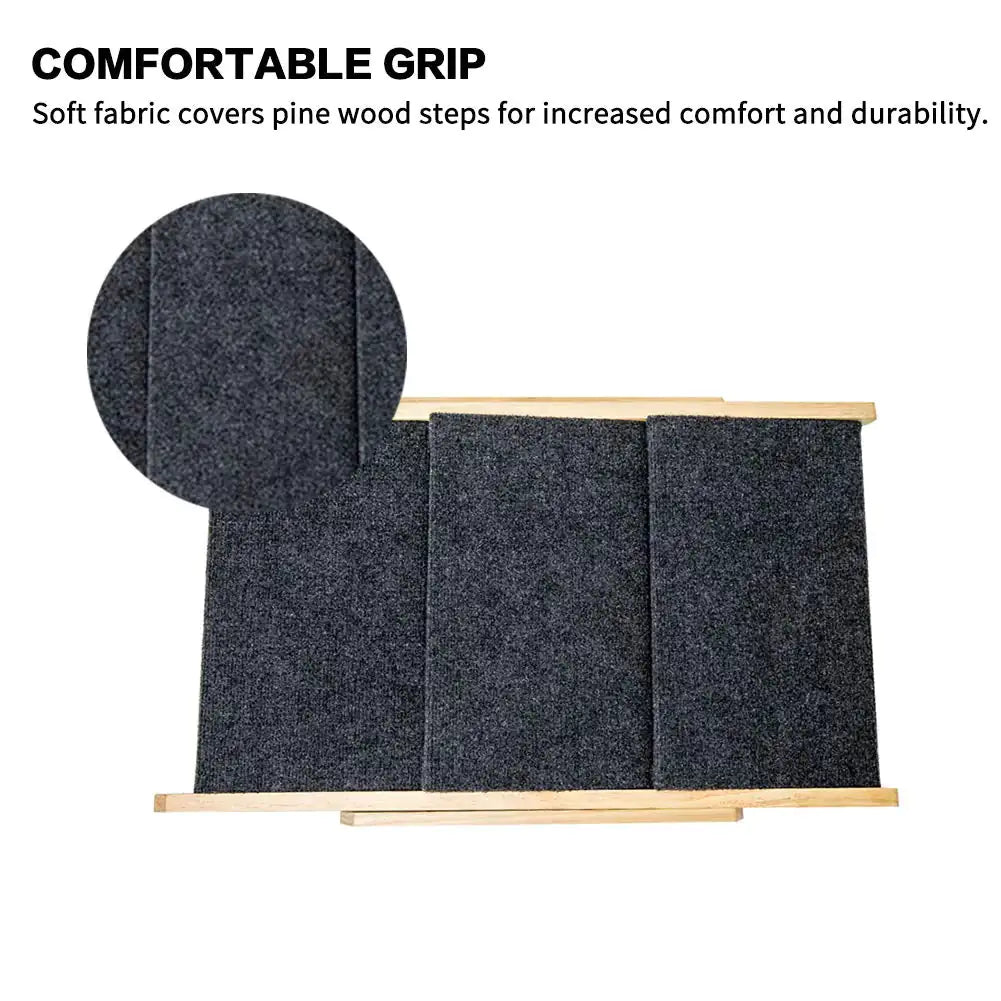Foldable Wood Pet Steps