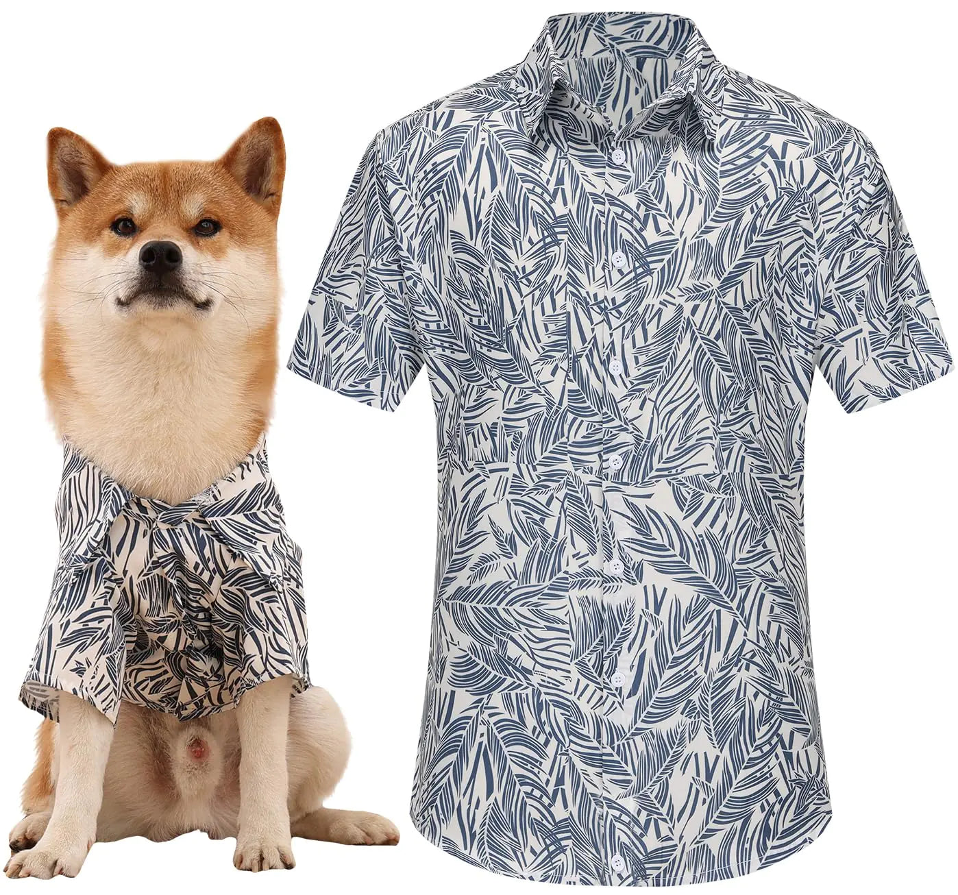Pawsome Hawaiian Duo Shirts