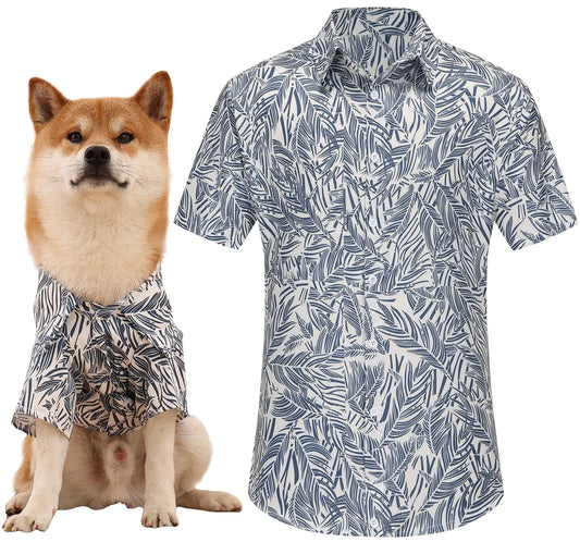 Pawsome Hawaiian Duo Shirts